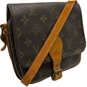 Louis Vuitton Cartesiere Shoulder Bag Brown